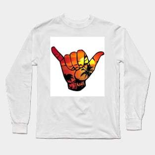 Shaka Sunset Beach JDM Long Sleeve T-Shirt